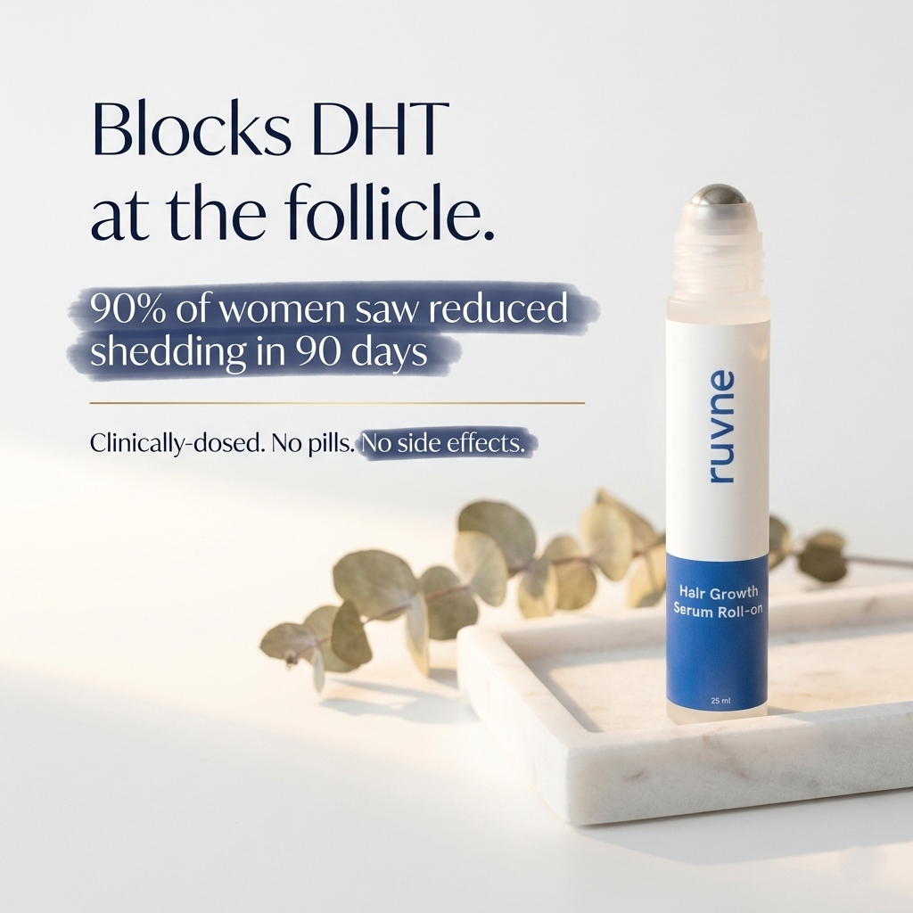 RUVNE Crown Revival Serum â€” Blocks DHT at the follicle